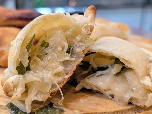 Cebolla empanada at Menta y Limón in Buenos Aires