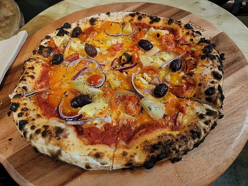 Arty Farty Vegan Pizza at Go by Frank's in Queenstown