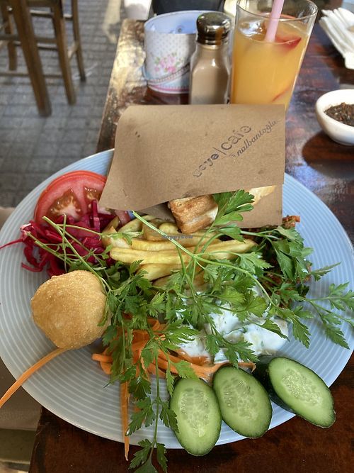 Cheese toast  at Geye Nalbantoğlu in Bursa