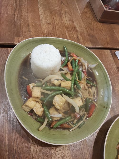 Pad Krab Pauw with tofu (22B) at Asia Thai Gourmet in Cologne