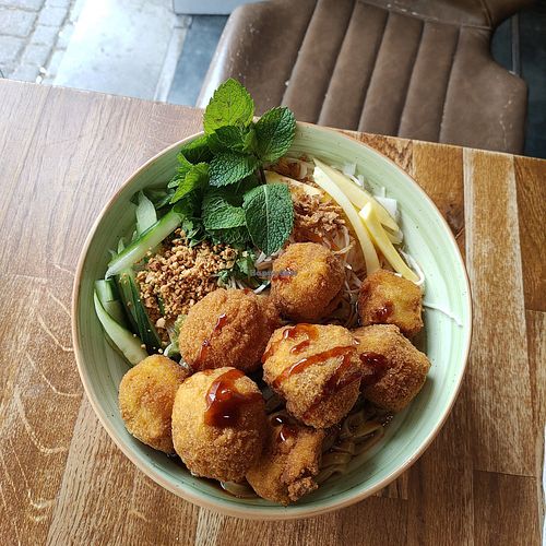 Pho Tron, vegan with tofu (V2) at Asia Thai Gourmet in Cologne