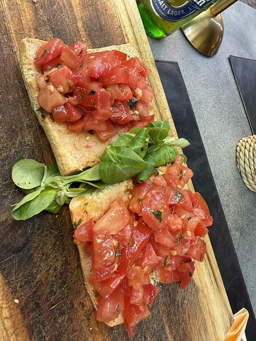 bruschetta  at Roemerkeller in Merano