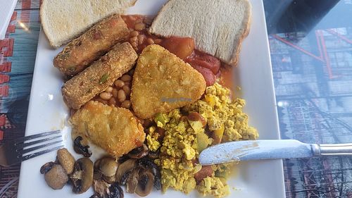 Vegan Breakfast £9.50 incl coffee at Iron Horse Ranch House in Market Deeping