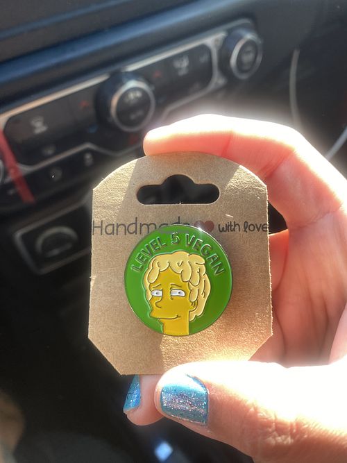 Purchased This Funny Pin 🤪 iykyk 🌱🫶🏽✨  at Loving Hut Glendora in Glendora