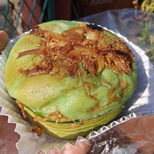 Panda otah toast bun at Greendot Patisserie in Central Singapore