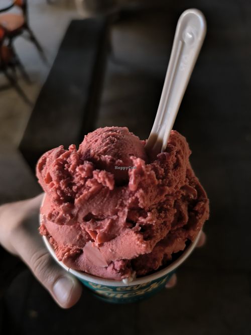 Watermelon and chocolate at Eiscafé Venezia in Weimar