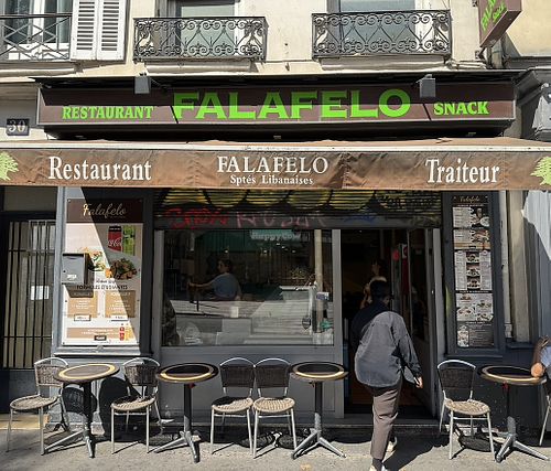   at Falafelo Restaurant in Paris