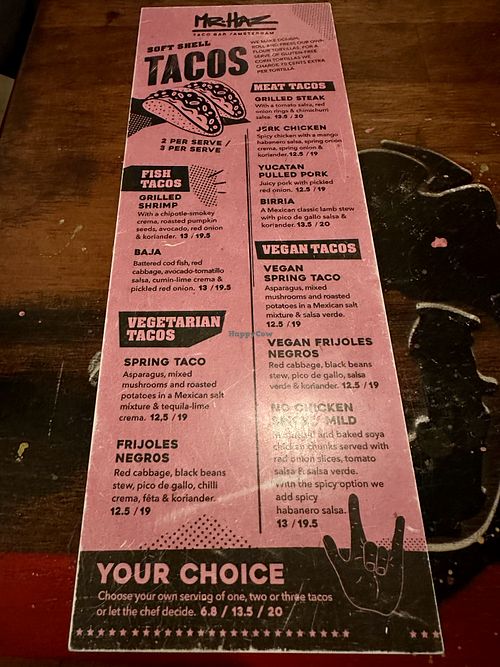   at Mr. Haz Tacobar in Amsterdam