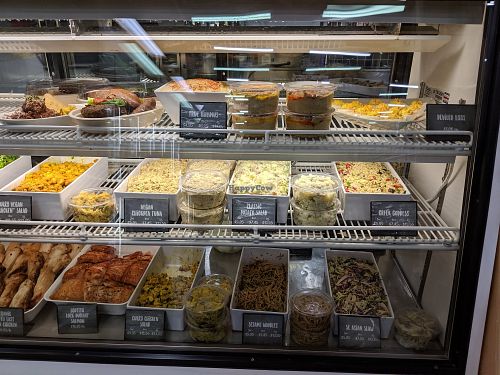 Deli. Provides vegan items! at Soto's True Earth Market in Cambria