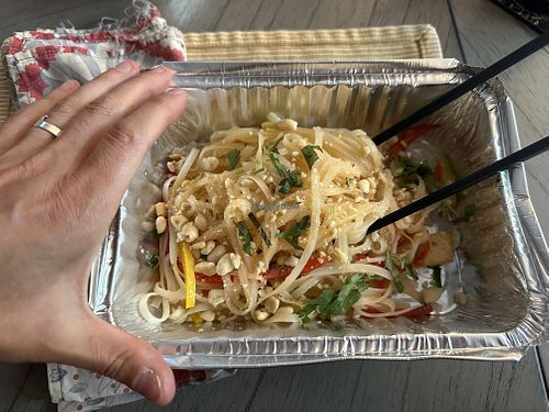 Tofu pad Thai- pretty small  at Abroad in Orleans