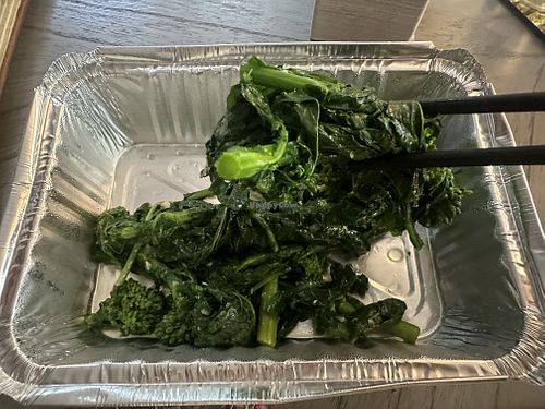 Vegan broccoli rabe  at Abroad in Orleans