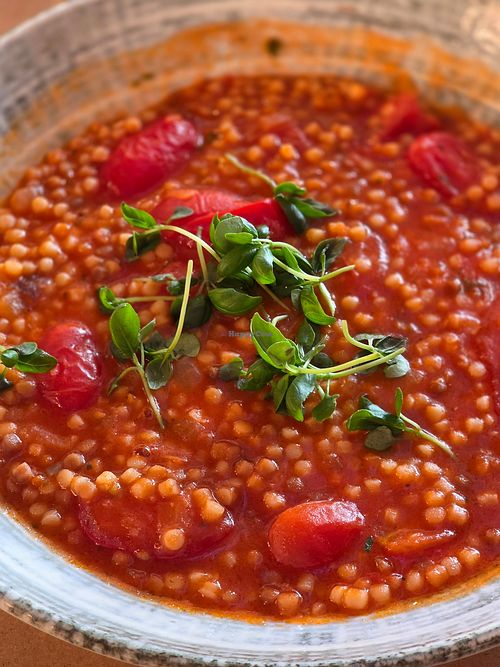 Fregola sarda at Strozzi's Strandhaus in Herrliberg