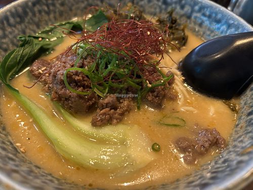 Raman with fresh chilli   at Ramen Ramen in Queenstown