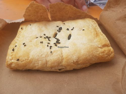 Curried potato pasty at Smashin' Pasties in Newcastle Upon Tyne