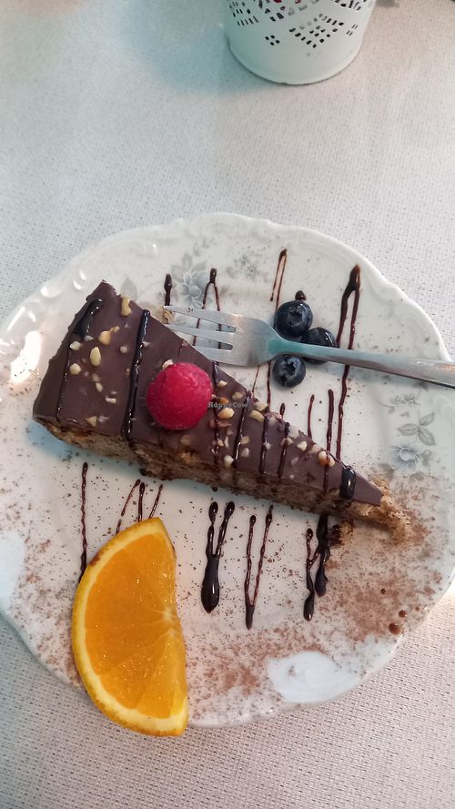 hazelnut cake 4,90€ at Mademoiselle Gourmet Café in Hildesheim