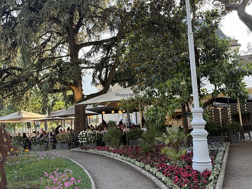 outside  at Giardino in Merano