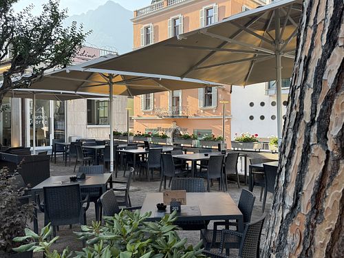 outside  at Giardino in Merano