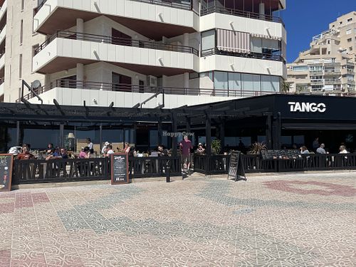 Outside  at Tango in Calpe
