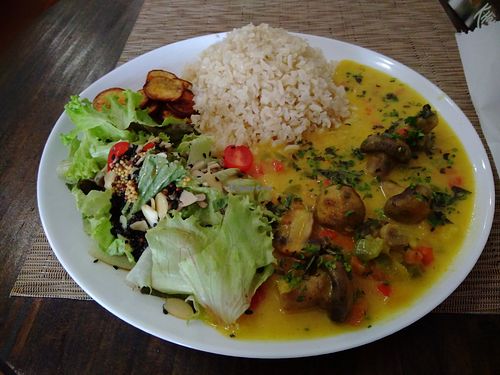 Bobó de cogumelos. Mushroom bobó. at Crocco Veg in Belo Horizonte