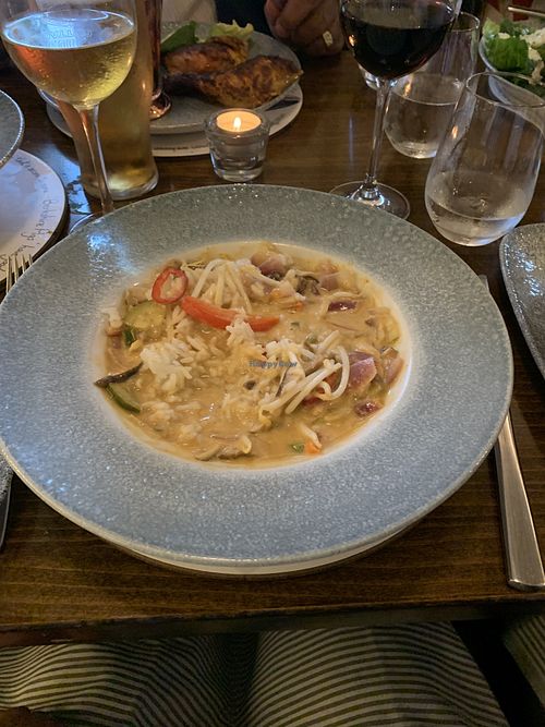 Thai curry  at Cullen's at the Cottage in Cong
