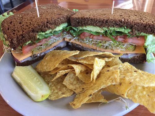 The ";Vegan Veggie.";  Has vegan ";cheese"; and vegan ";mayonnaise."; at Little Belgium Deli and Beer in Auburn