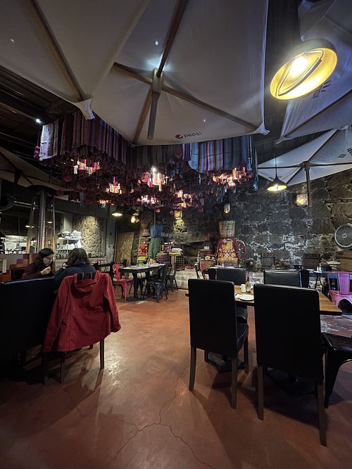 Cozy atmosphere   at Lamurillo Restaurante in La Paz