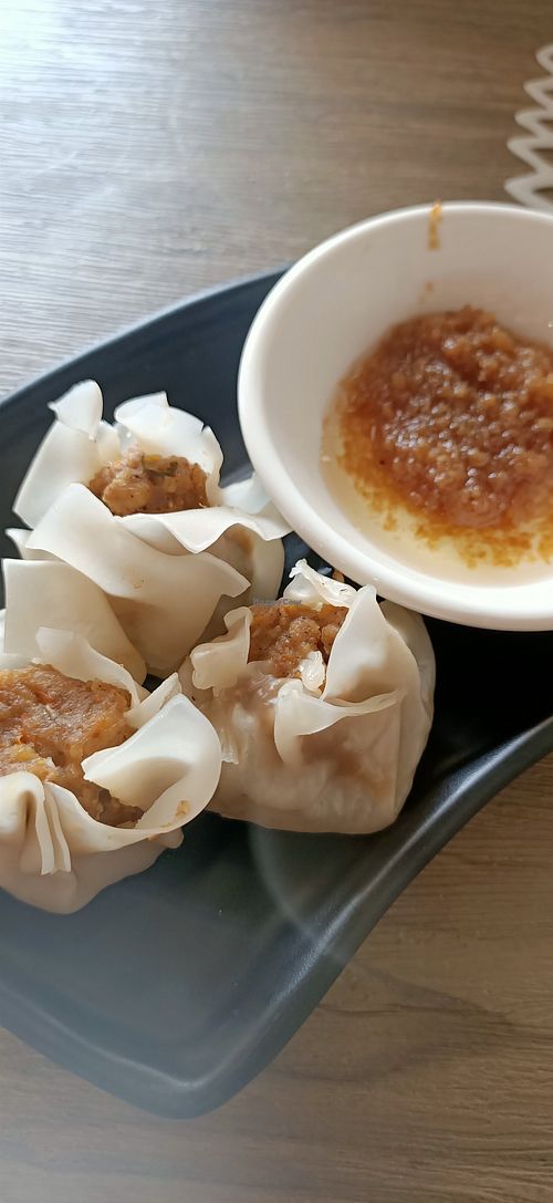 Steamed vegan Siomai at Daniel's Diet in Ormoc City