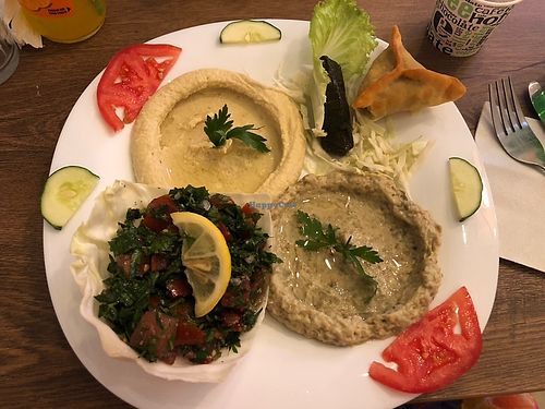Vegetarian Plate.  at Restaurant Familija in Sarajevo