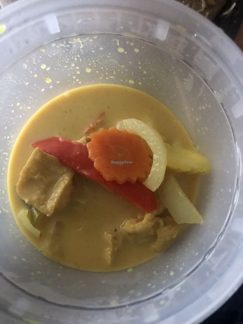 Yellow curry with tofu   at Blue Mango in Derry