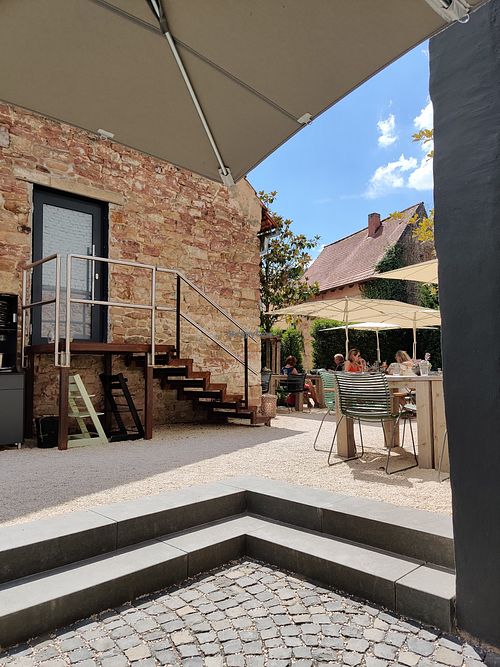 The patio. at Joujou Bistro in Bad Duerkheim