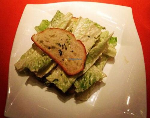 vegan Caesar salad at Wynn Hotel - Sinatra in Las Vegas