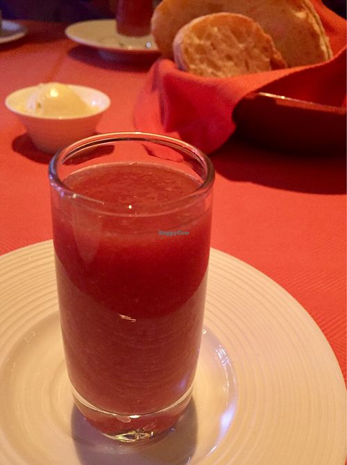gazpacho  at Wynn Hotel - Sinatra in Las Vegas