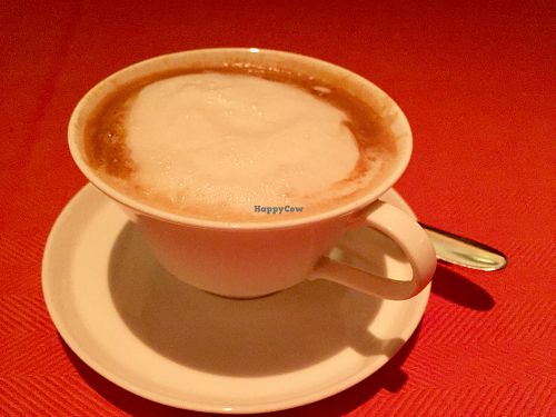 soy cappuccino  at Wynn Hotel - Sinatra in Las Vegas