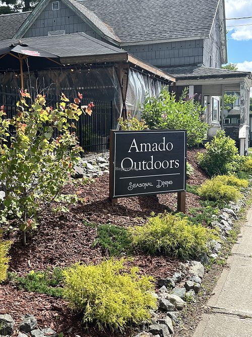 I forgot to take a picture of my plate. They plate it very nicely though    at Amado in Tupper Lake