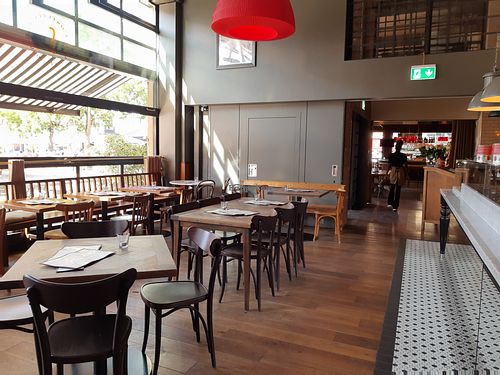 Interior at L'Osteria in Biel