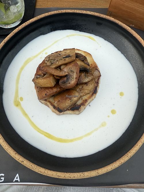 Selleriesteak in Kokoscreme  at Mysa in Preveza