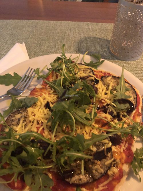 Eggplant pizza  at Levanto in Oulu