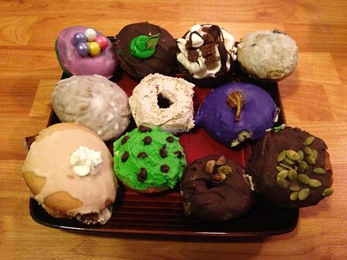 So many delicious donuts fr their Donut Fest held each Oct!  at The Clever Rabbit in Edmonton