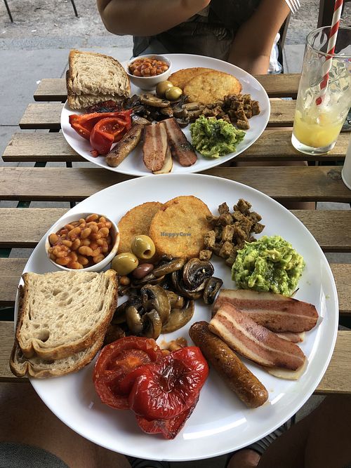 Muzzy’s full vegan   at Muzzy's Cafe in North London