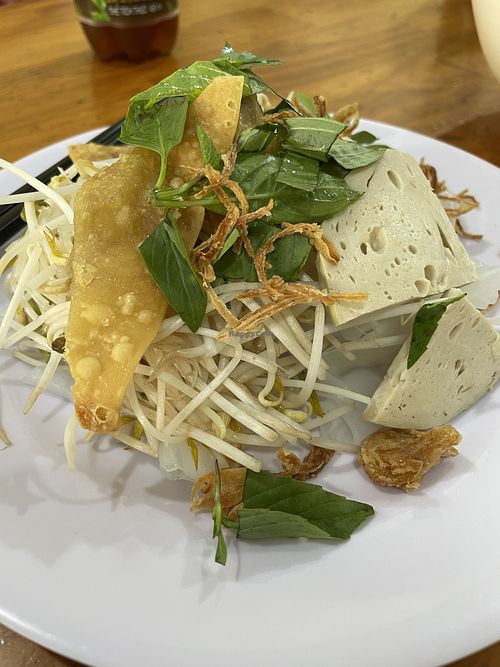 Steamed ricepancake  at Khanh Ly Vegetarian Food in Phu Quoc