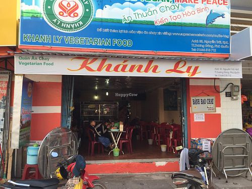 From outside at Khanh Ly Vegetarian Food in Phu Quoc