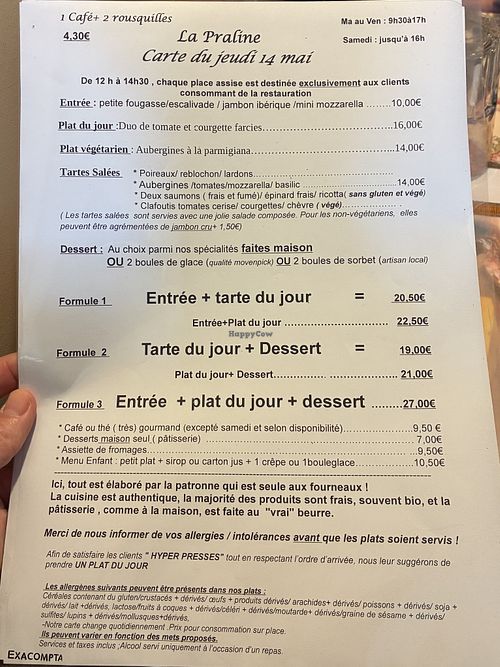   at La Praline in Ceret