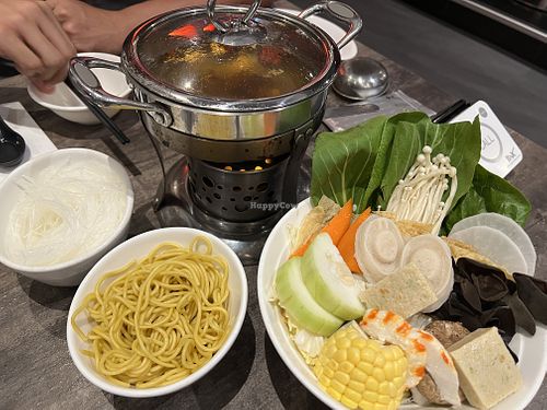 Seafood Qq tofu set  at Arashi Shabu-Shabu - KSL City in Johor Bahru