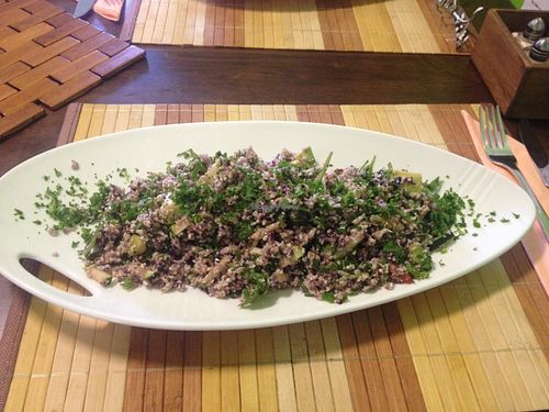 Raw salad at BEMBA rawfood & plant-based in Bratislava