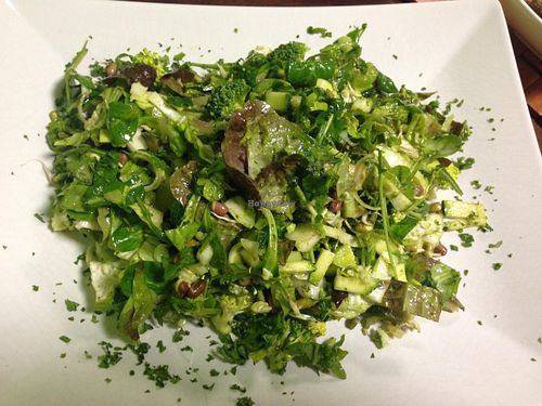 Raw salad at BEMBA rawfood & plant-based in Bratislava