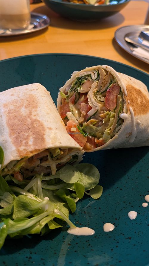 Tortilla wrap at BEMBA rawfood & plant-based in Bratislava