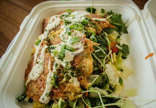 potato pancake at BEMBA rawfood & plant-based in Bratislava