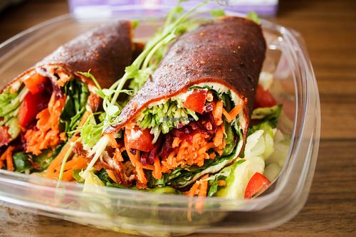 cheese rolls at BEMBA rawfood & plant-based in Bratislava