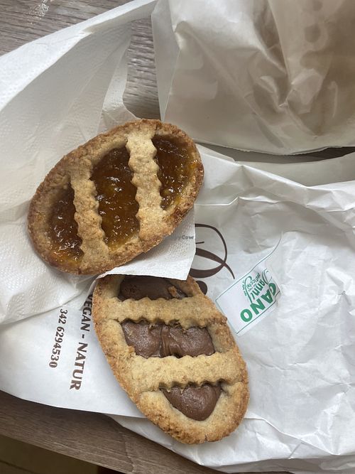 Jam and vegan Nutella pie   at Caffetteria Danny in Lecce