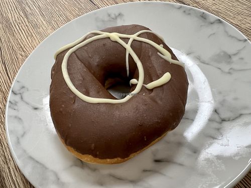 Chocolate doughnut 🍩   at Vegan Bay Baker in Aberdeen